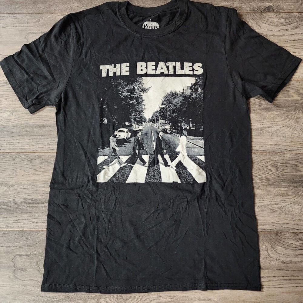 The Beatles Abbey Road T-Shirt Mens Apple Corps Black Sz M